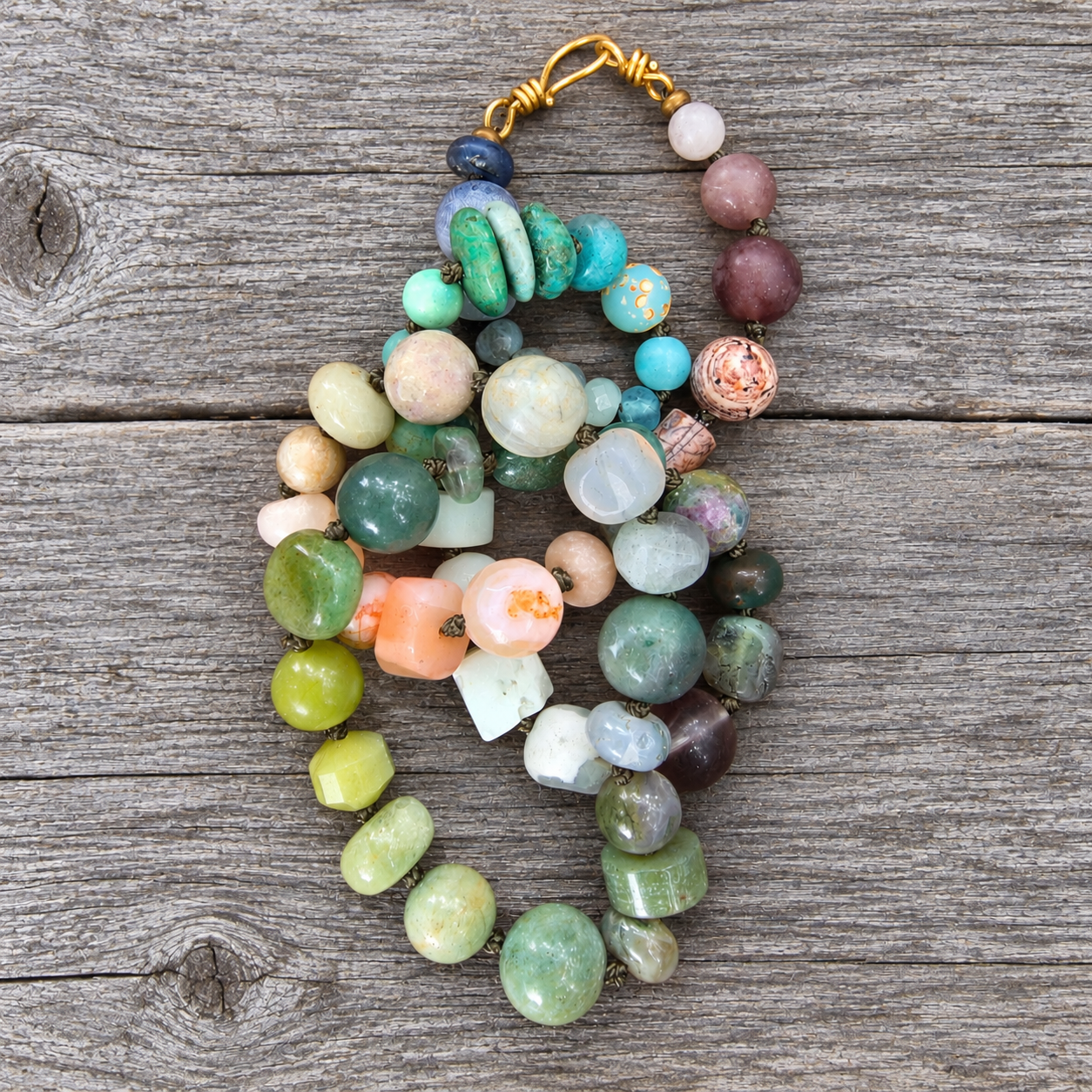 Hand-Knotted Gemstone Necklace | Custom Made to Order